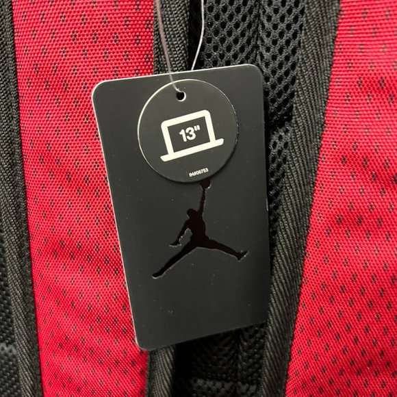 Nike Air Jordan 23 Chicago Bulls Jumpman Laptop Large Backpack Bag - Picture 5 of 8